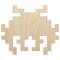Retro Invaders from Space Bug Alien Unfinished Wood Shape Piece Cutout for DIY Craft Projects
